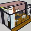 20HC cheap simple prefab tiny house container and expandable container house