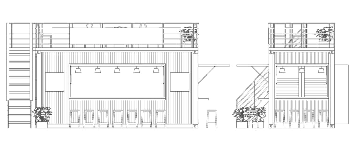 Prefabricated coffee shop -09