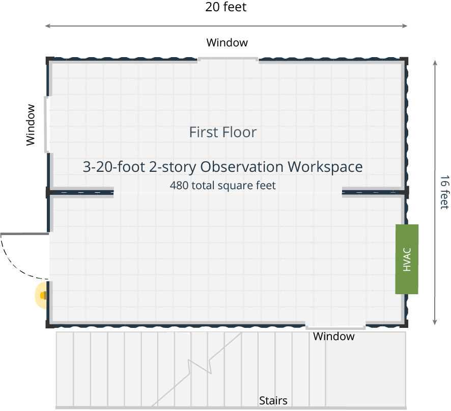 Two storey Modern modular homes with terrace drawing