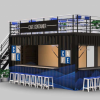 fast assembly prefabricated coffee shop