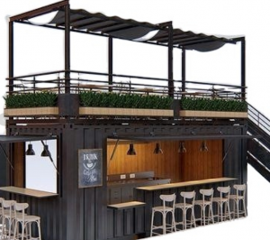 fast assembly prefabricated coffee shop