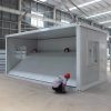 Fast installation of new folding container house in 4 minutes