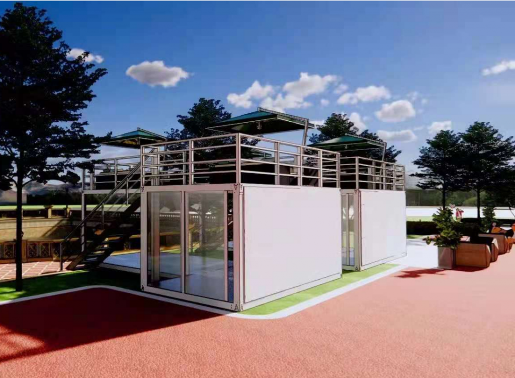 Flat Pack Container House with terrace