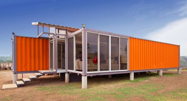 Two 40HC shipping container house