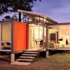 Two 40HC shipping container house--the family with views of the sunrise and sunset