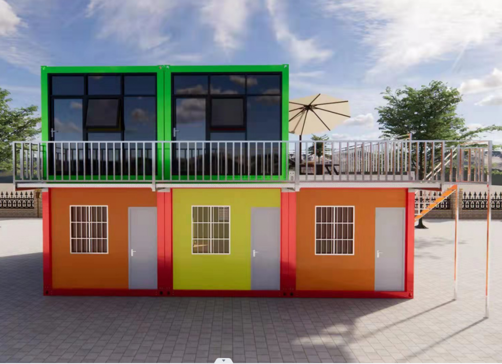 Customized second floor non-standard size Fast Detachable Container House