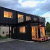 2-storey prefabricated shipping container villa with a terrace