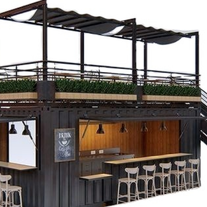 Prefabricated-coffee-shop