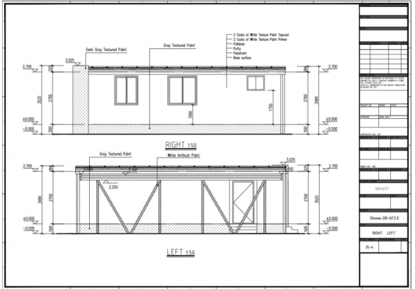 the Prefabricated quick assembly 2 room panelized Home-1