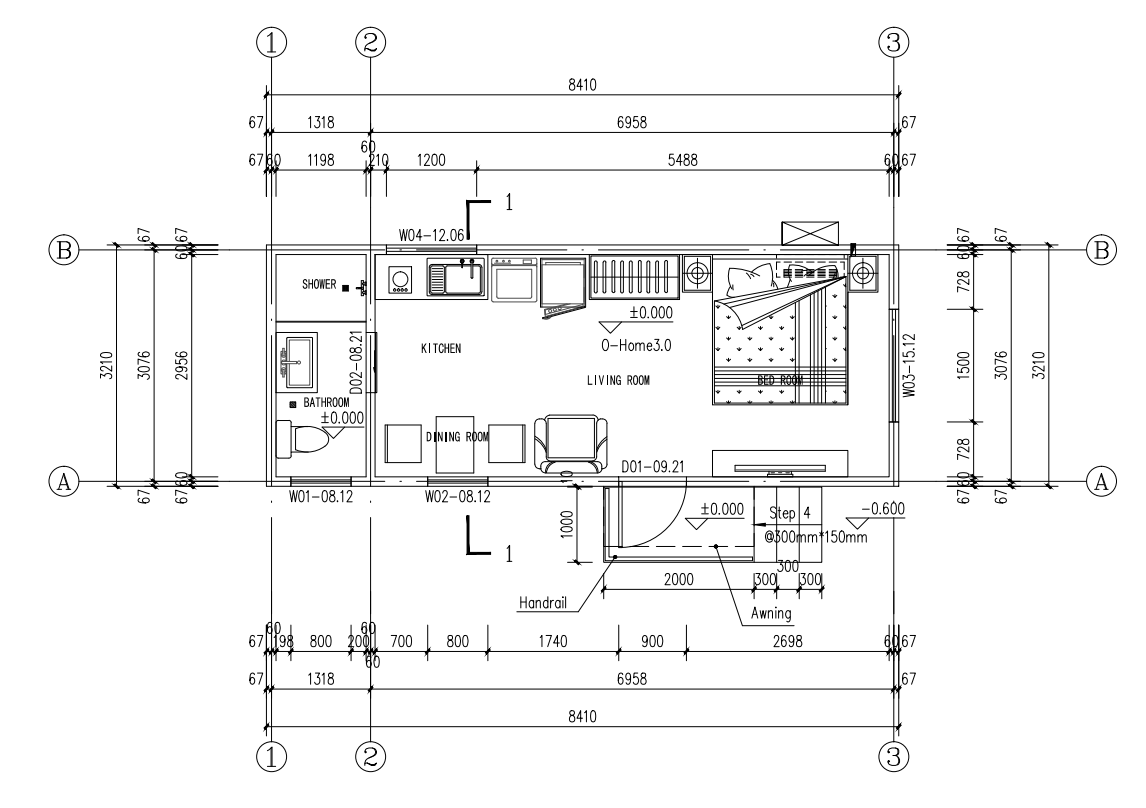 Prefab tiny house Detail-01