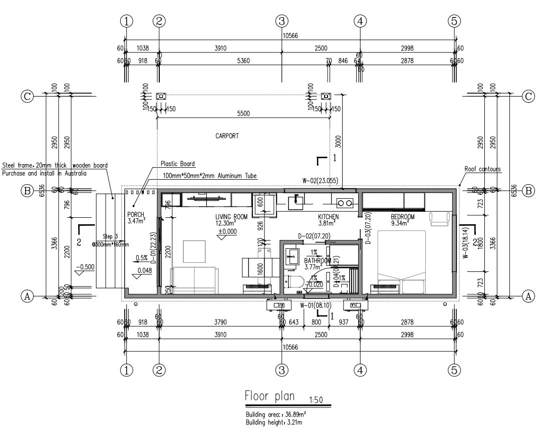 prefab guest houses drawing-1