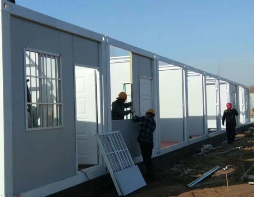 Installing-a-flat-packed-container-house